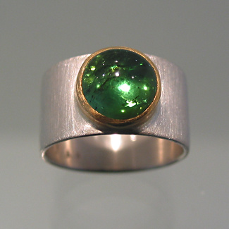 Ring: Silber, Turmalin
