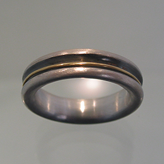Ring: Silber, Gold