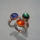 Ringe: Silber, Gold, Feingold, Tansanit, Turmalin, Mandaringranat 