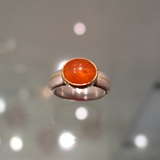 Ring: Silber, Gold, Feingold, Mandaringranat