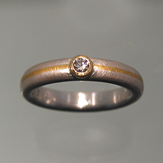 Ring: Silber, Gold, Feingold, Brillant